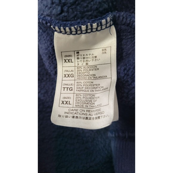 Walt‎ Disney World Resort Sweatshirt Size 2XL 2009 Mickey Mouse Blue Fleece - Picture 10 of 13